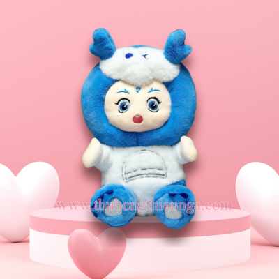 GẤU BÔNG NATRA COSPLAY RỒNG XANH