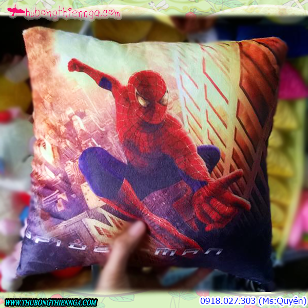 Gối 3D spiderman