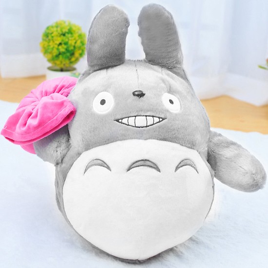 gau bong totoro mang túi quà