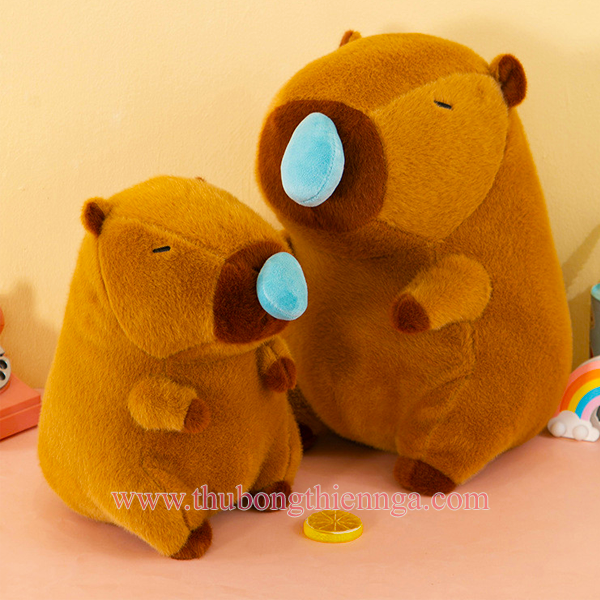 gấu bông capybara giọt mũi