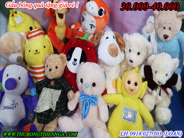 Thú nhồi bông đẹp giá rẻ tại Tp.hcm