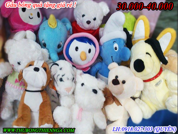 Gấu bông công ty tặng quà 20.000-40.000